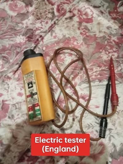 safety glass mask & Electric tester