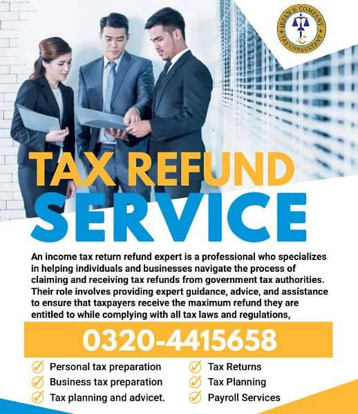 NTN | Income Tax | GST | Tax Refund, Company Registration All Pakistan 2