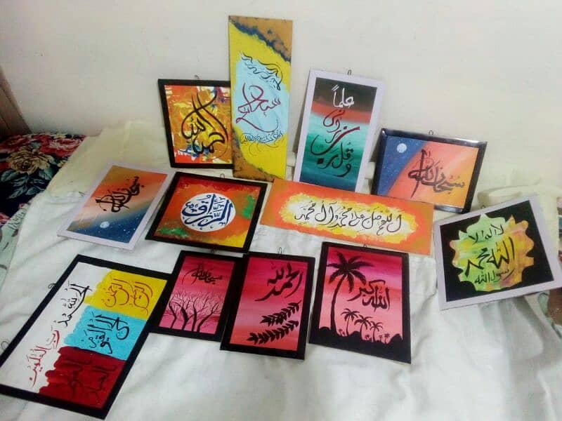 Calligraphy , totally hand made customer home decorators collection 8