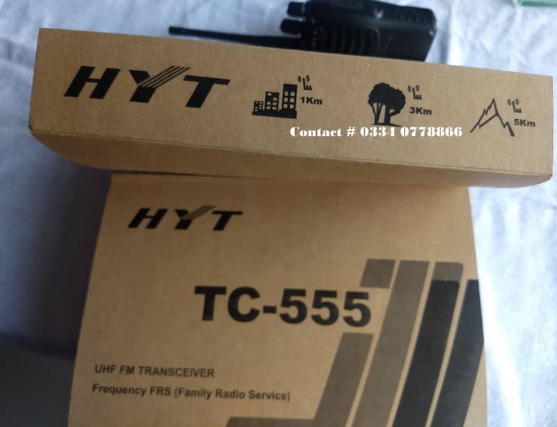 HYT Walkie talkie TC-555 Business UHF Hytera TC555 Wireless Woki toki 3