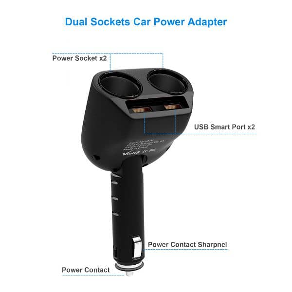 Cateck Quick Charge 3.0 Dual USB Car Charger Adapter 5