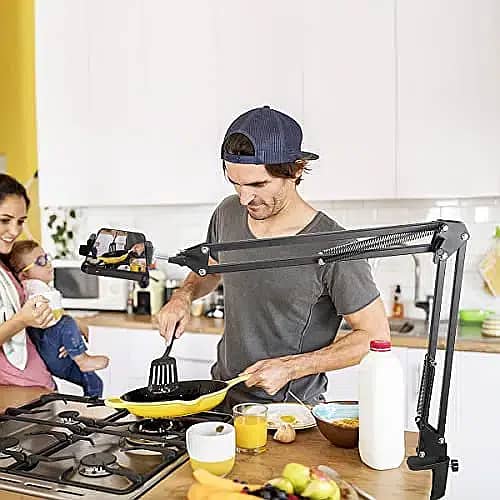 video recording mobile stand,vlogging youtube video makaing tripod sta 1