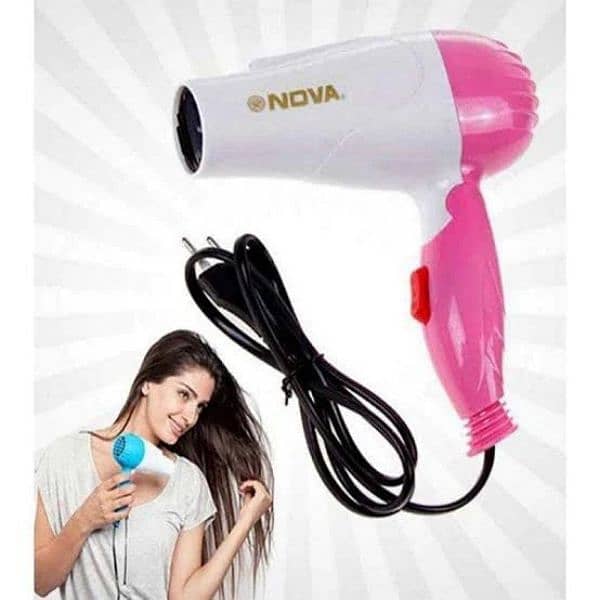 Folding Handle Hair Dryer, Mini Portable Travel Hair Dryer 1