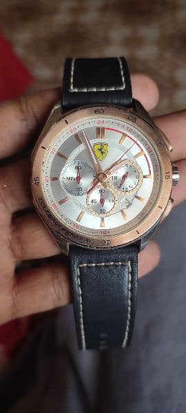 Ferrari orgnial chronograph watch 2