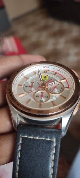 Ferrari orgnial chronograph watch 4