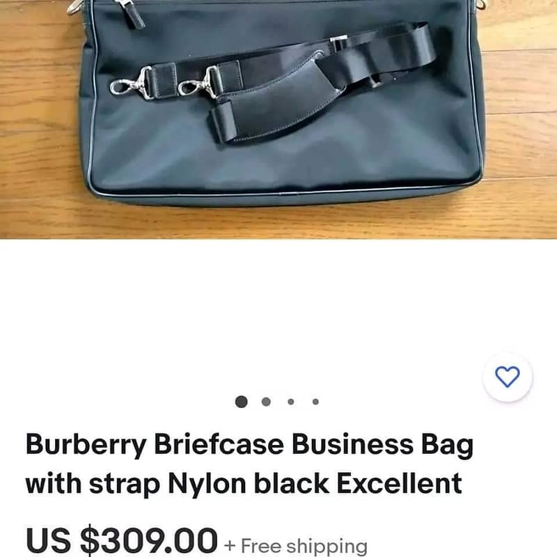 BURBERRY Original Business Office Bag 8