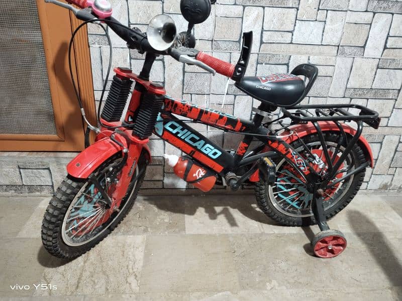 bicycle for 7to 11 years kids  aluminum rims paddle style 0