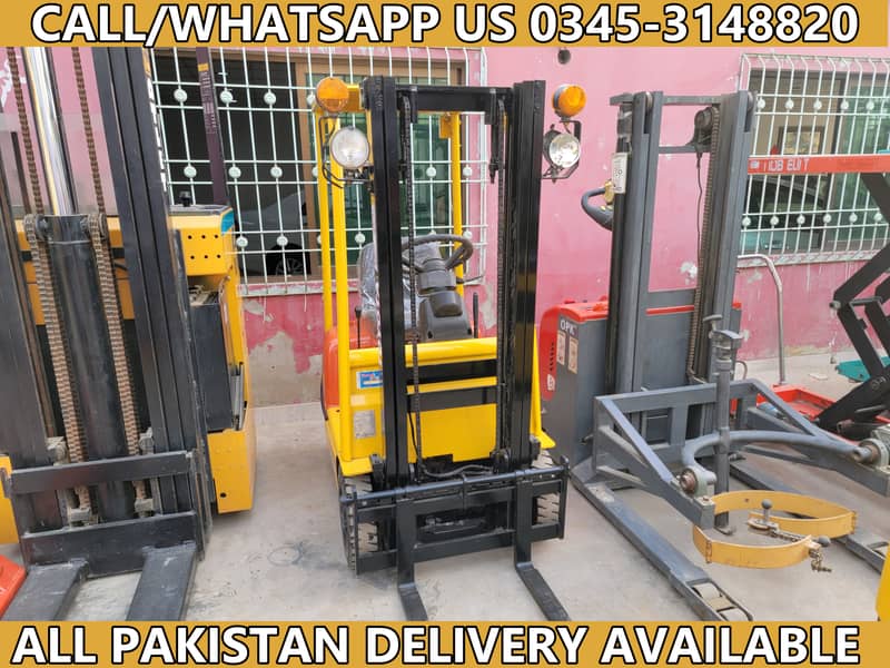 TOYOTA 500 Kg Battery Operated Mini Electric Forklift Lifter for Sale 2