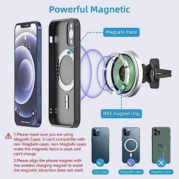Magnetic Wireless Car Charger 2