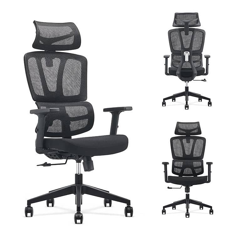Executive Office Chair with Footrest, Gaming, Ergonomic Office Chair 8