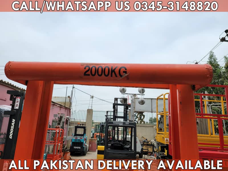 VMAX Brand New 2 Ton Manual Stacker Lifter forklift for Sale in Karach 2