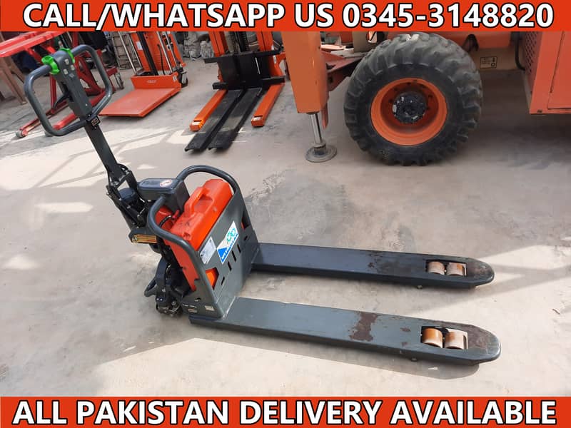 1.5 Ton Battery Operated Power Pallet Truck Electric Hand Pallet Truck 0