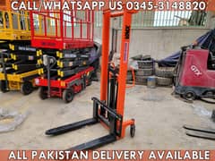 1 Ton Manual Pallet Stacker Lifter Forklift for Sale in Karachi 0