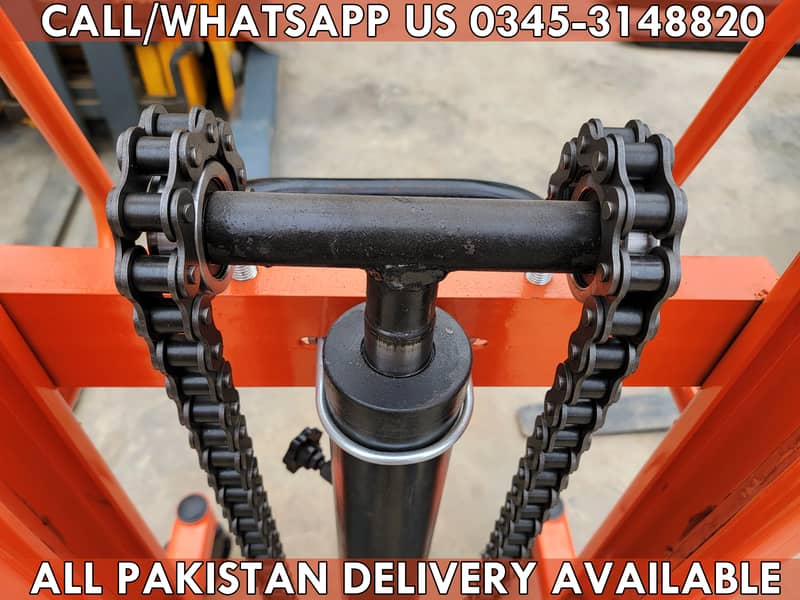 1 Ton Manual Pallet Stacker Lifter Forklift for Sale in Karachi 2