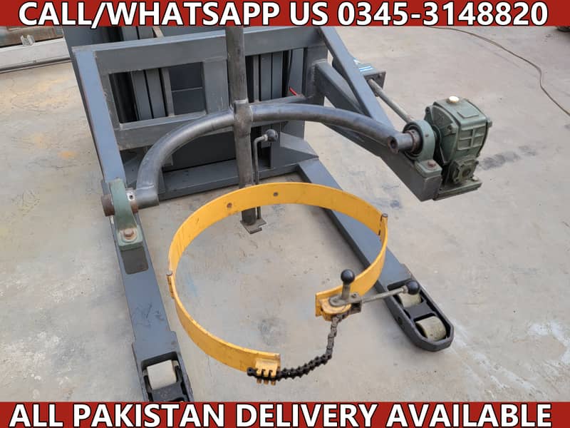 EP Full Electric Drum Stacker Lifter Drum Tilter for Sale in Karachi 3