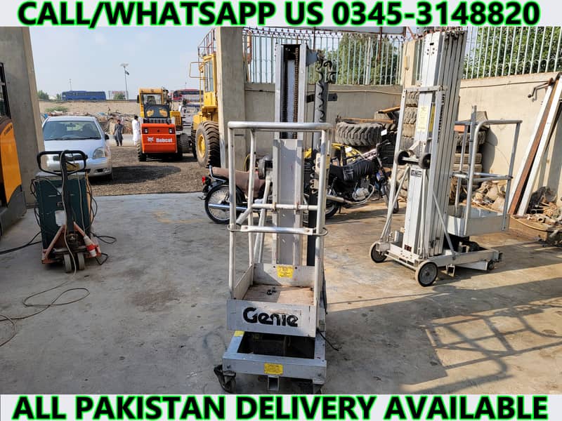 GENIE PLC-19 Vertical Mast Man Lift for Sale in Karachi Pakistan at RB 1