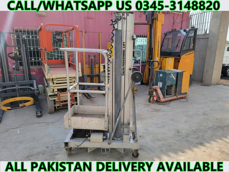 GENIE PLC-19 Vertical Mast Man Lift for Sale in Karachi Pakistan at RB 2