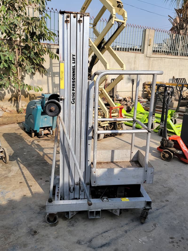 GENIE PLC-19 Vertical Mast Man Lift for Sale in Karachi Pakistan at RB 9