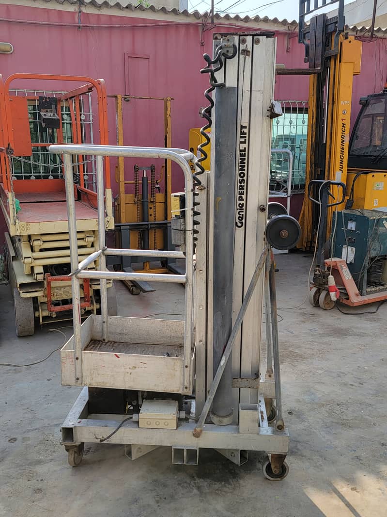 GENIE PLC-19 Vertical Mast Man Lift for Sale in Karachi Pakistan at RB 11