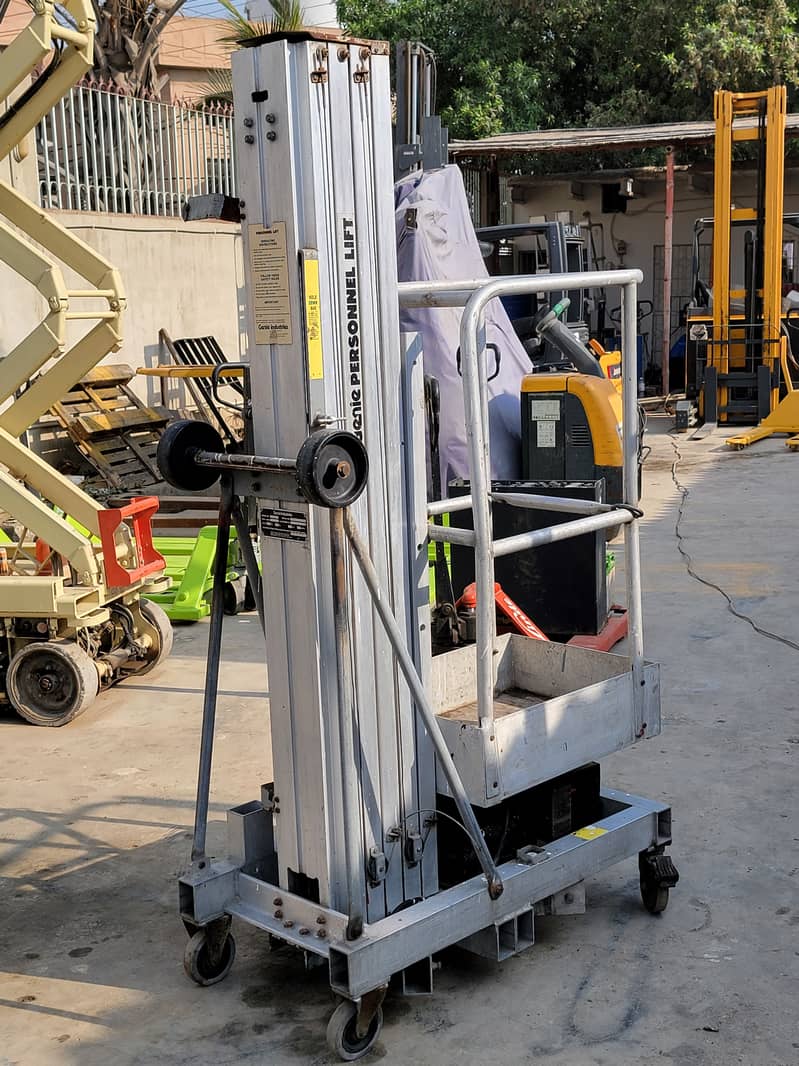 GENIE PLC-19 Vertical Mast Man Lift for Sale in Karachi Pakistan at RB 12