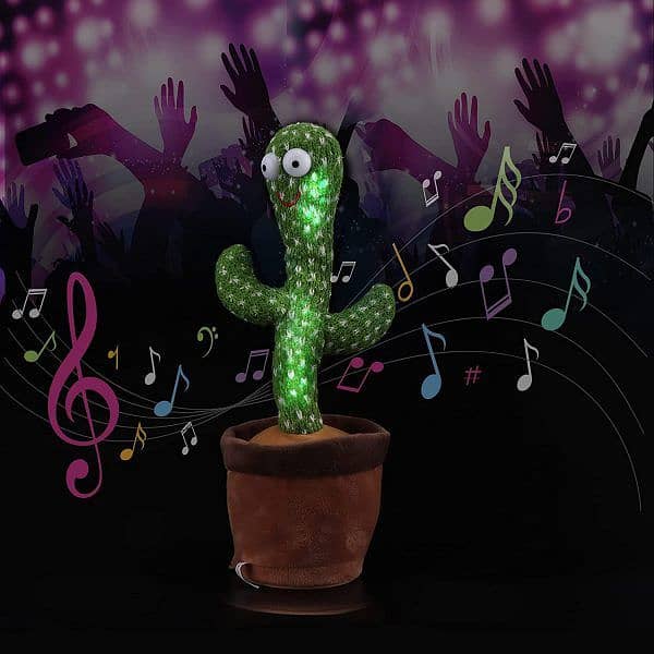 Brand New Dancing Cactus Toy, Talking Tree Cactus Plush Toy 3