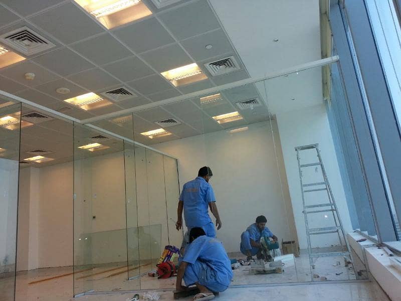OFFICE PARTITION, DRYWALL GYPSUM PARTITION & CEILING,  FALSE CEILING 15