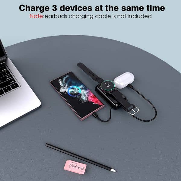 leChivée Portable Samsung Watch Charger, 6000 mAh Samsung 9