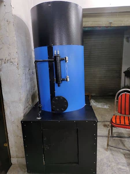 steam boiler (gas & wood fire 1