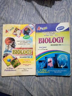 A+ Plus Biology Fsc 11th & 12th editions And Biology 12th Scholar