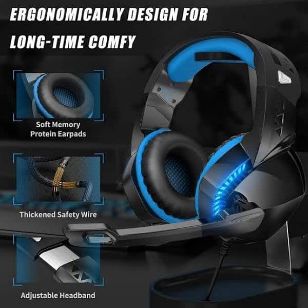Beexcellent Pro Gaming Headset GM-14 with 120° Adjustable Microphone 1