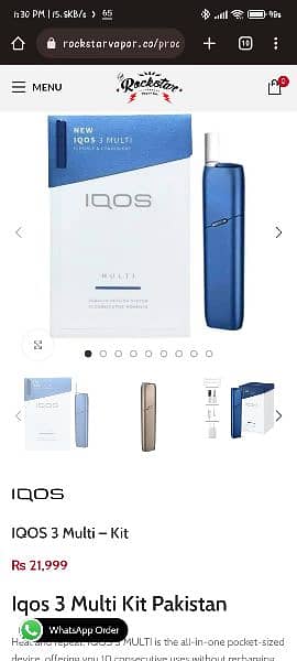 IQOS Multi 3 with orignal leather case 7