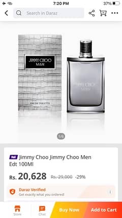 “Jimmy Choo Man” Original Perfume for Men. Made in France.