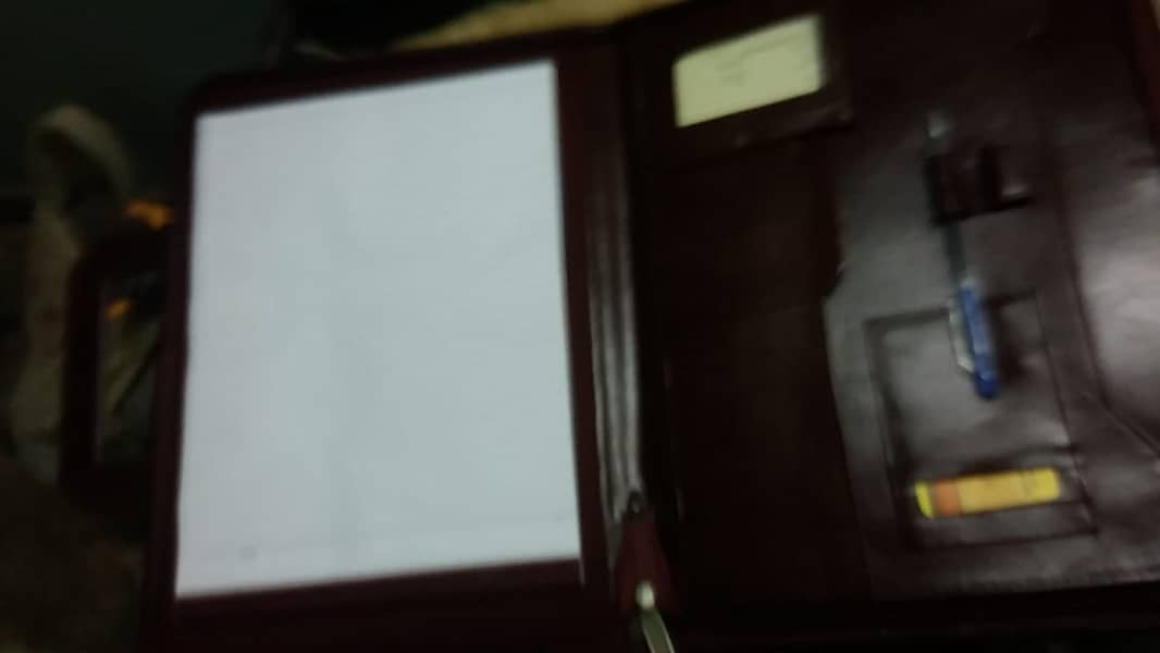File Folder Lather Document Bag فائل فولڈر دستاویز کا بیگ (Imported) 12