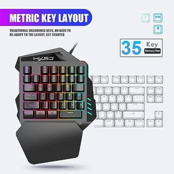 rgb gaming keyboard small short smart fantastic
for pubg user 3