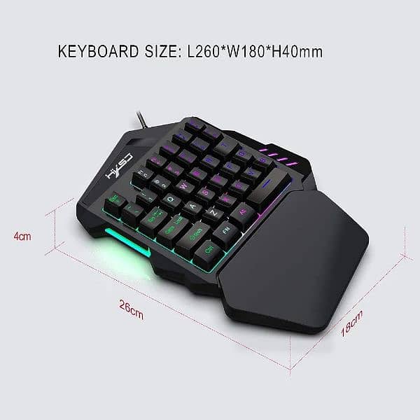 rgb gaming keyboard small short smart fantastic
for pubg user 4