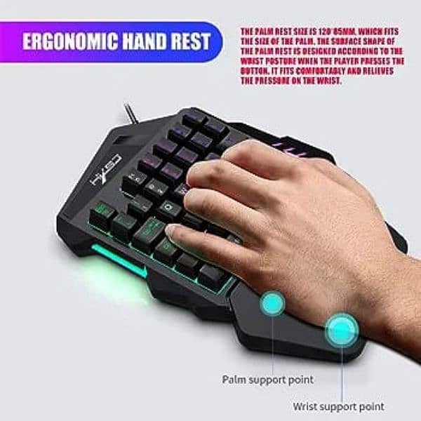 rgb gaming keyboard small short smart fantastic
for pubg user 5