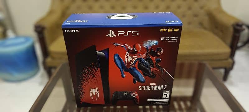 PS5 Limited Edition Spiderman 2 bundle US Region 0