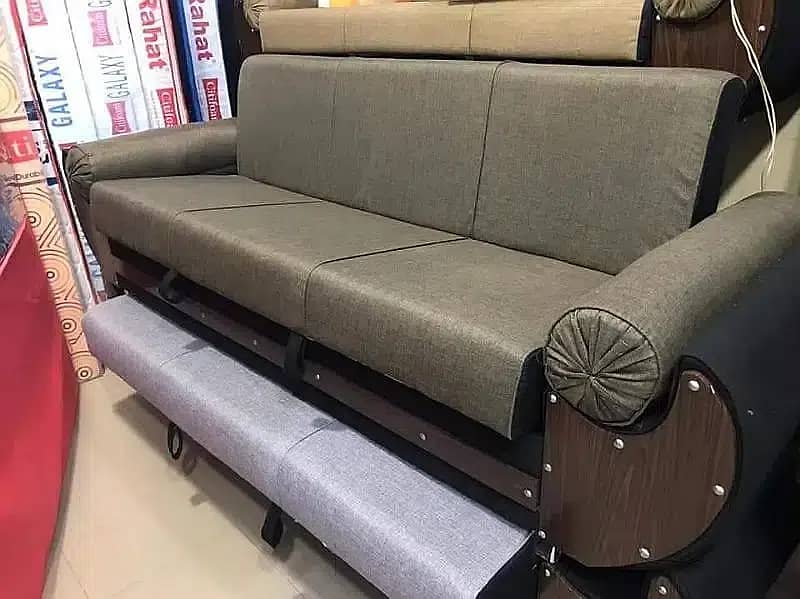 sofa cum bed | sofa set | sofa 4 seater | sofa cumbed | puffy set sofa 1