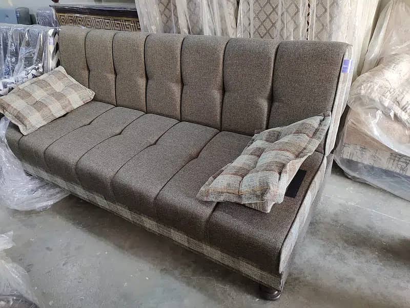 sofa cum bed | sofa set | sofa 4 seater | sofa cumbed | puffy set sofa 11