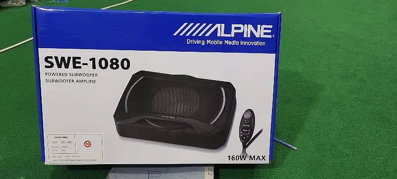Alpine Under Seat Subwoofer with Builtin Amplifier 0