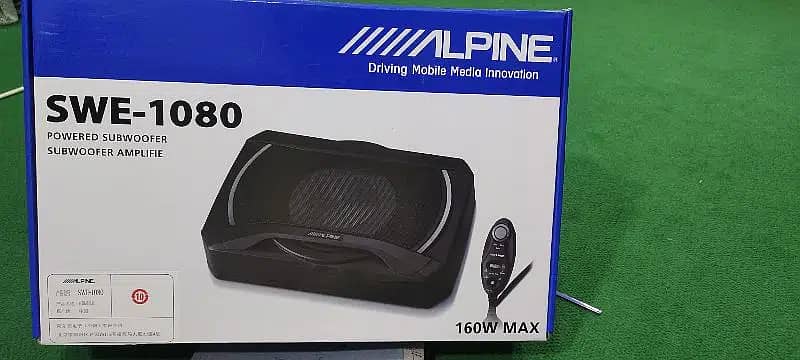 Alpine Under Seat Subwoofer with Builtin Amplifier 3