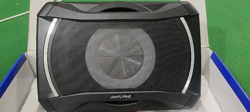 Alpine Under Seat Subwoofer with Builtin Amplifier 4