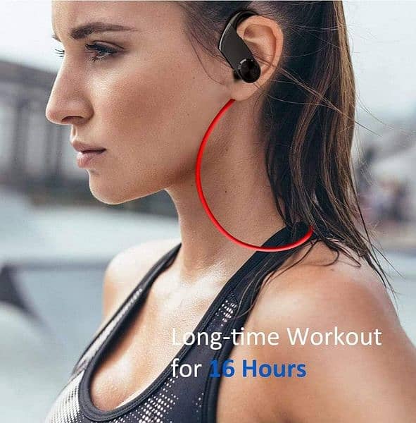 waterproof Bluetooth wireless sports headphones 6