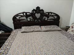 Bed Set : BED + Side tables + dressing table. Solid Wood 0