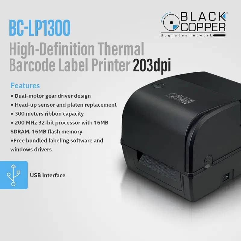 Brand New BlackCopper Barcode Lable Printer (Cash On Delivery) 3