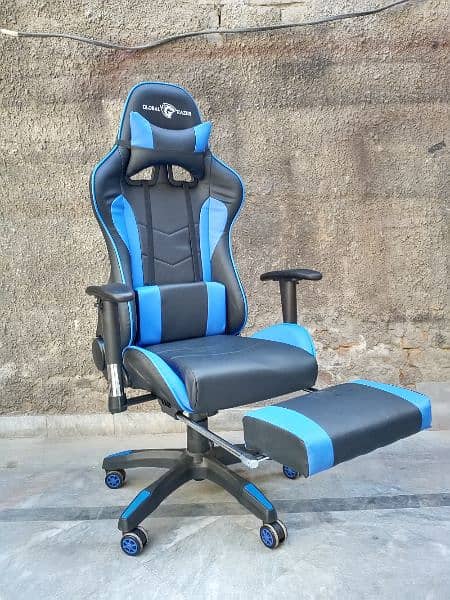 Imported Gaming Chair Global Razer with Footrest, Gaming Chair 2
