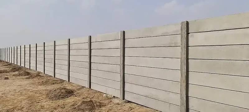 HAJI’s precast boundary walls & roof all kinds of civil work also avl 3