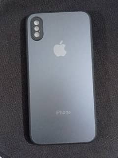 Graphite Black Frosted glass Case for iPhone X/Xs.