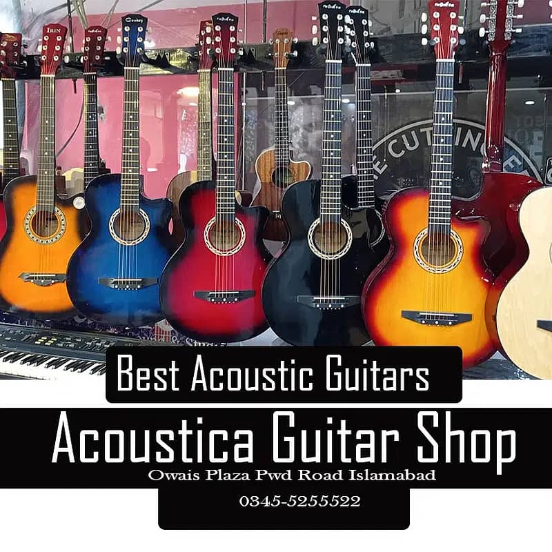 Quality guitar collection at Acoustica guitar shop 2
