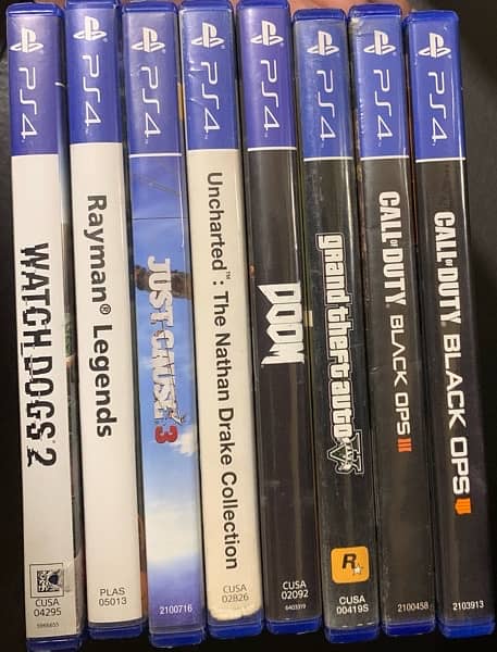 PS4 Discs 0